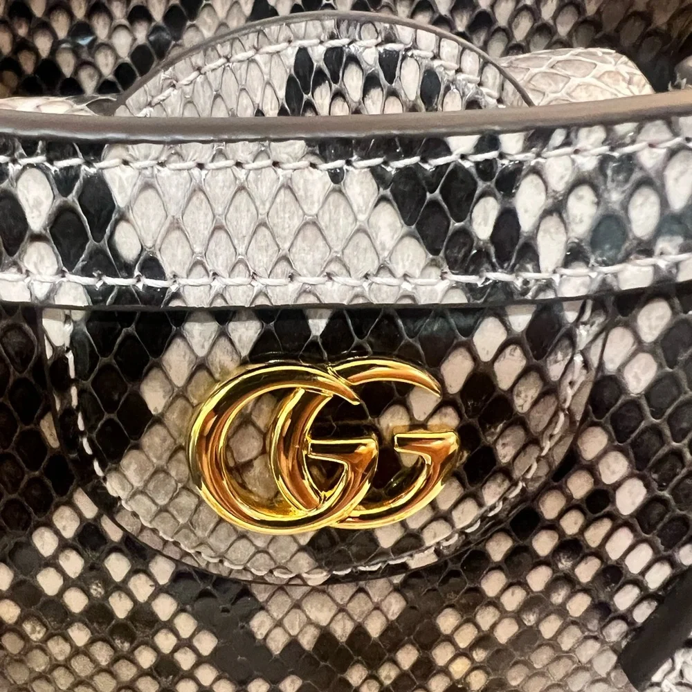 Gucci exotic Python Diana bag GHW BNIB - Picture 2 of 5